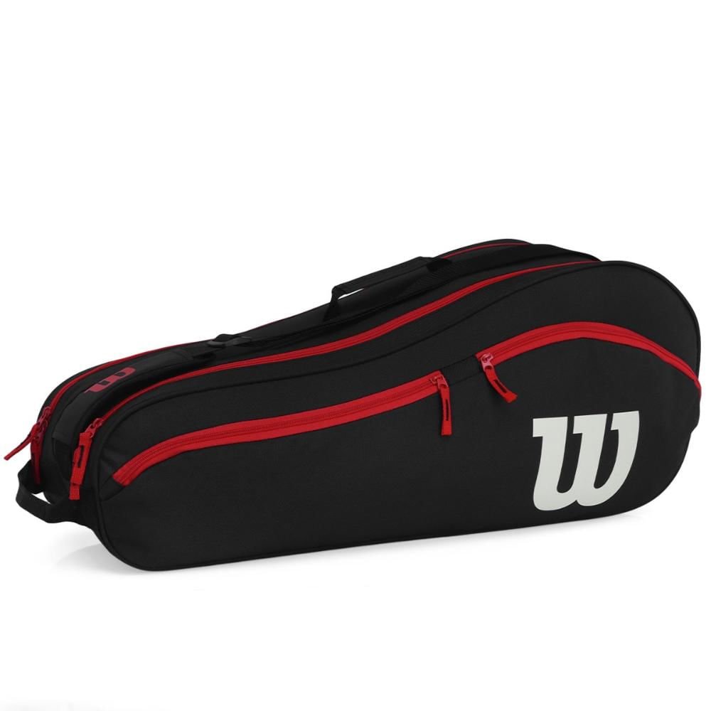 Raqueteira Wilson Advantage 25 6PK Preto Mais Correios