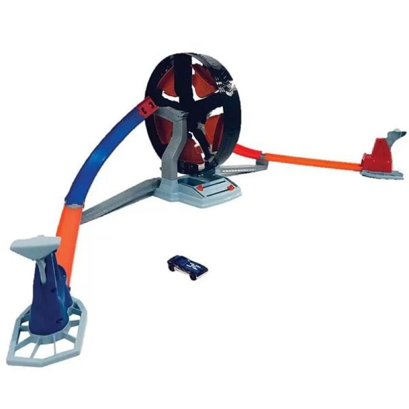 Hot Wheels Pista Competiçao Giratoria Mattel GJM77 Mais Correios