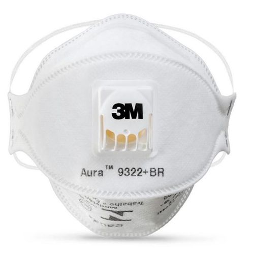 Kit com 10 Mascara PFF2 3M Aura 9322 + BR com Valvula