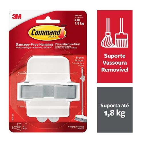 Suporte para Vassoura Command 3M