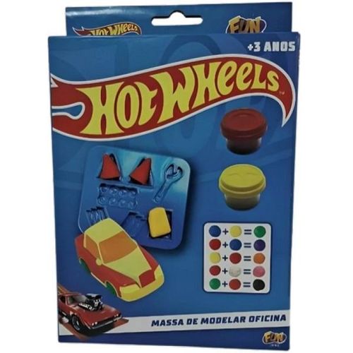 Massinha de Modelar HOT Wheels Oficina FUN