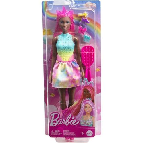 Barbie Fantasy Cabelo Longo de Sonho Mattel HRP99 Unicornio