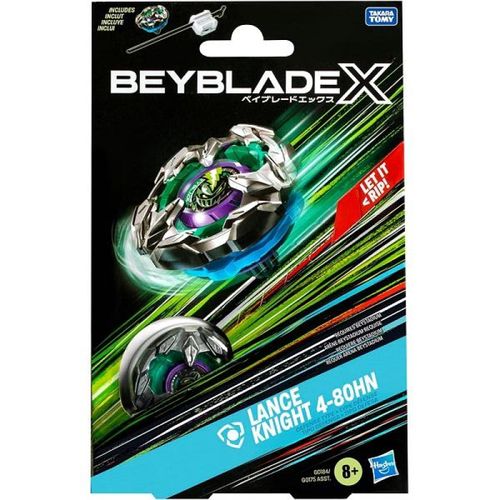 Beyblade X Piao e Lançador Lance KNIGHT Defense Hasbro G0184