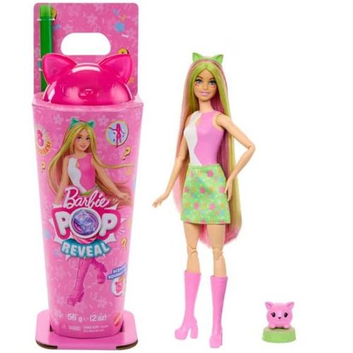 Barbie POP Reveal ANMAL PARTY Gato Mattel JCN85