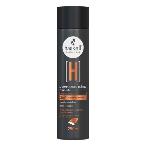 Shampoo Cabelo & Barba H Haskell 250ml
