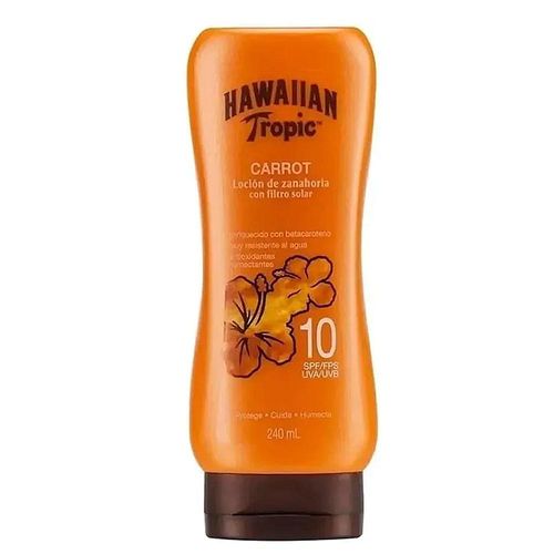 Hawaiian Tropic Carrot Lotion FPS 10 Bronzeador 240ml