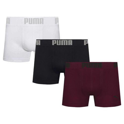 Kit 3 Cuecas Boxer Puma Sem Costura Masculina