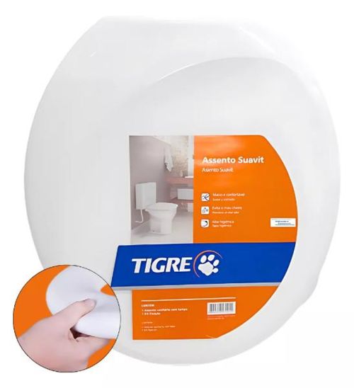 Assento Sanitario Suavit Branco Tigre