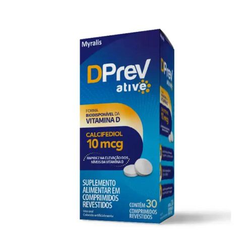 Vitamina D Calcifediol DPrev Ative 10mcg C/30 cpr.