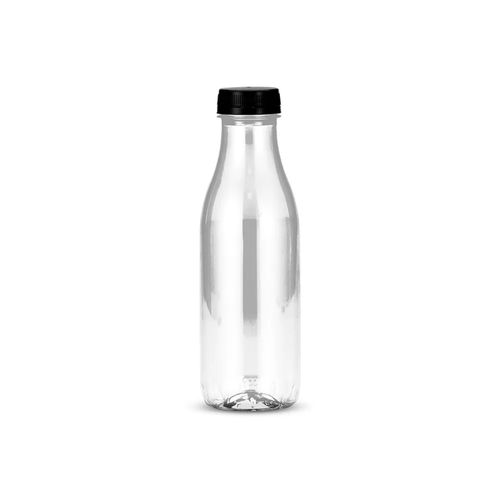 70un Garrafa PET Plástica Transparente com Tampa 500ml G3550 Galvanotek