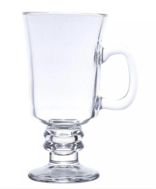 Jogo 4 Caneca Xicara Cappuccino Mocha Vidro 114 ml - Lyor