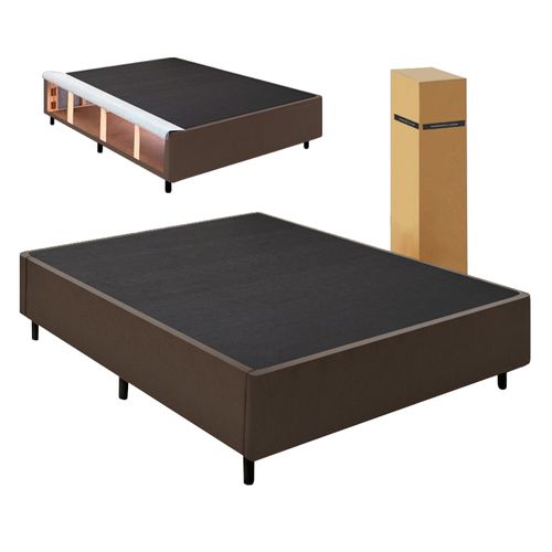 Cama Box desmontável com Baú Lateral Queen para Colchão de 1,58m Sider