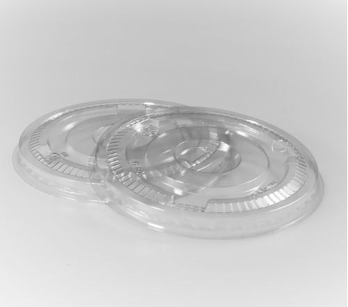 Tampa Flat Com Furo Para Copo Pet G 805 Galvanotek - 50 Unidades