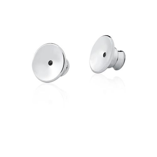 Par de Tarraxa para Brincos banhada em ródio - sutiã de orelha