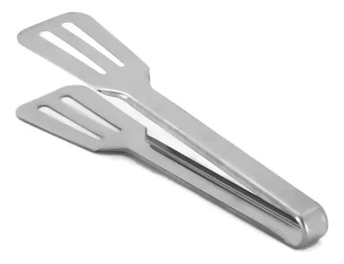 Espátula Pegador 2 em 1 para Frituras e Grelhados Inox 24cm