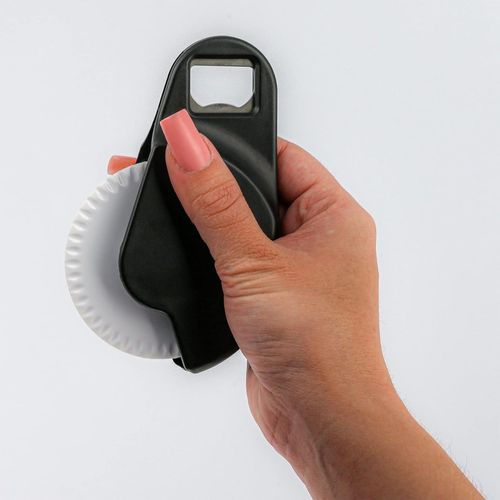 Cortador de Pizza com Abridor de Garrafa Inox 13cm - Yazi