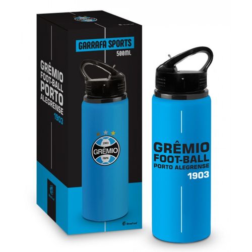 Garrafa Sports Alumínio 500ml Grêmio - Brasfoot
