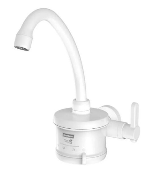 Torneira Eletrica Plus 4t Parede 5500w 220v Branca Enerbras
