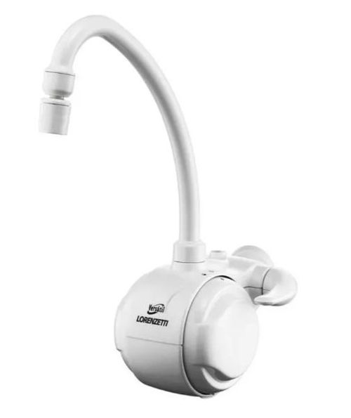 Torneira Eletrica 5500w Parede Versatil Branca Lorenzetti