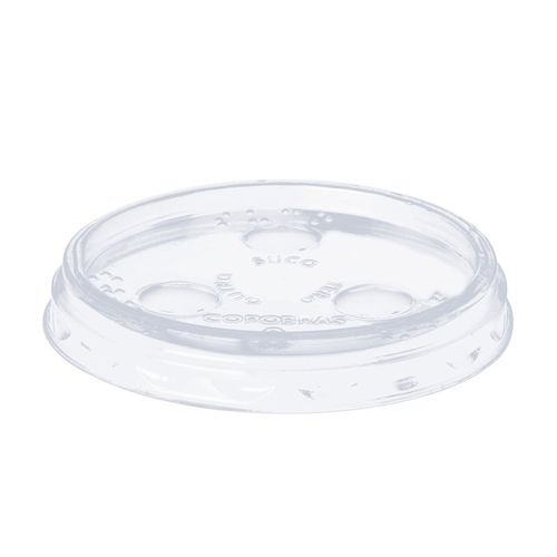 Tampa Plástica com Furo TPT-300 Copobras Transparente - 50 Unidades