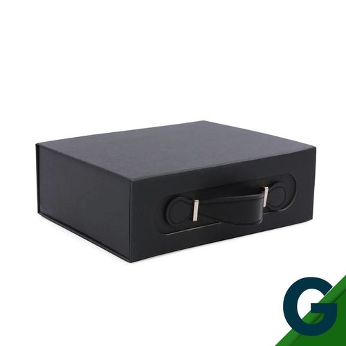 Caixa Rígida Dobrável com Alça e Ímã G Preto - Cromus