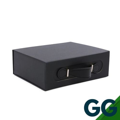 Caixa Rígida Dobrável com Alça e Ímã GG Preto - Cromus