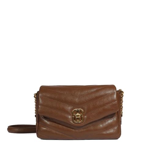 Bolsa Tiracolo Elara Couro Marrom Schutz