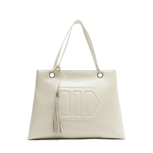Bolsa Arezzo Hobo Off-White Verona Grande