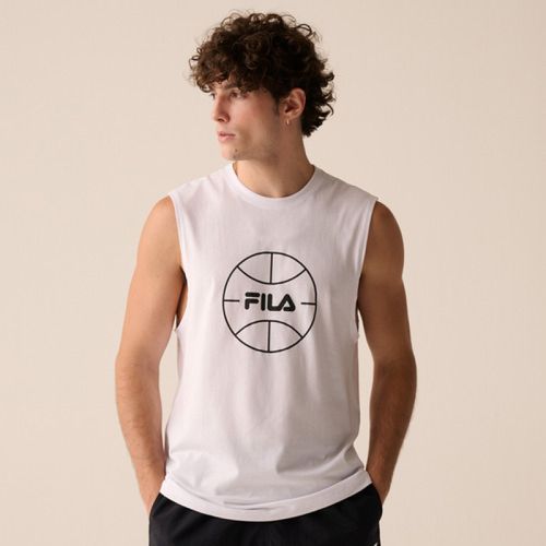 Camiseta Regata Masculina Fila Letter Basket Bci