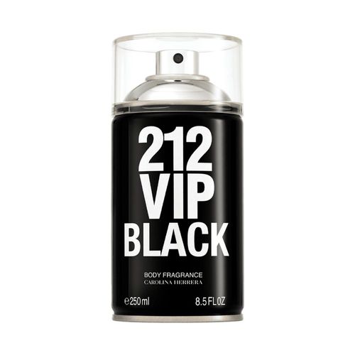 212 VIP Men Black Carolina Herrera Body Spray Masculino-250 ml