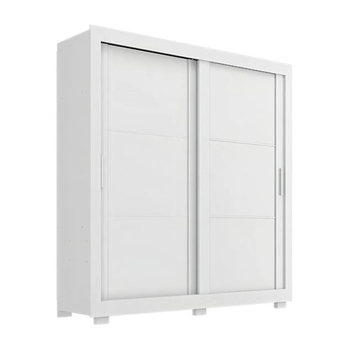 Guarda Roupas Casal 2 Portas de Correr 4 Gavetas Titanium Zanzini