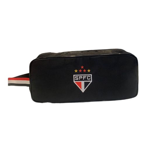 Porta Chuteira São Paulo Oficial Preto Licenciada