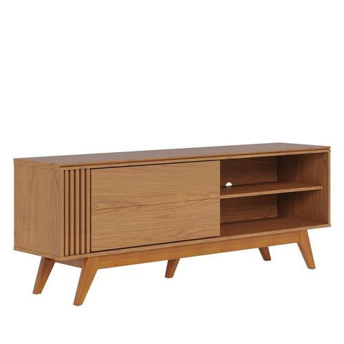 Rack Para Sala de Estar TV 60 Pol Quebec C04 Freijó - Lyam Decor