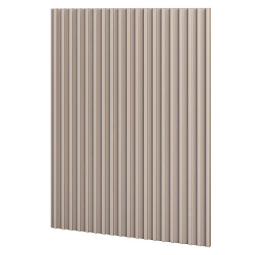 Painel Ripado de Madeira Para Sala Quarto 134x183cm Bairon D03 Fendi - Lyam Decor