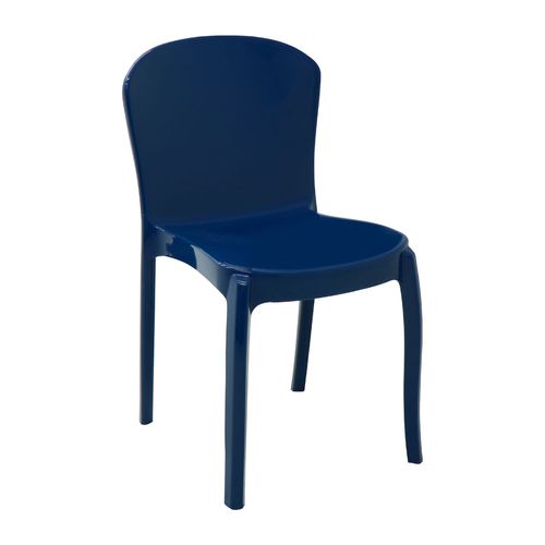 Cadeira Tramontina Marina Eco Azul Yale em Polipropileno Empilhável