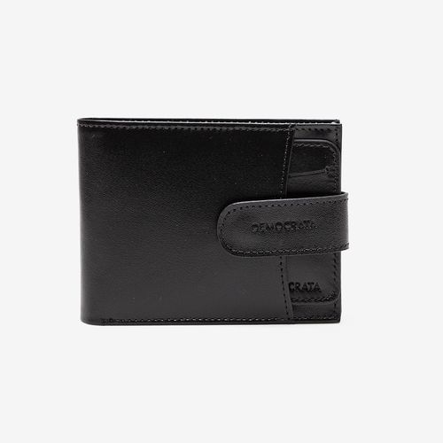 Carteira Metropolitan Em Couro Preto