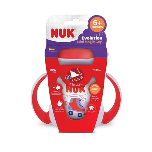 Copo Nuk Evolution MIni Magic Cup 360° Com Alça Girl Sortido 160ml