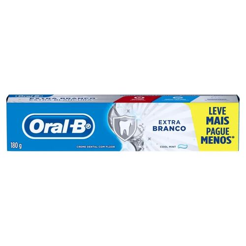 Creme Dental Oral-B Extra Branco 180g
