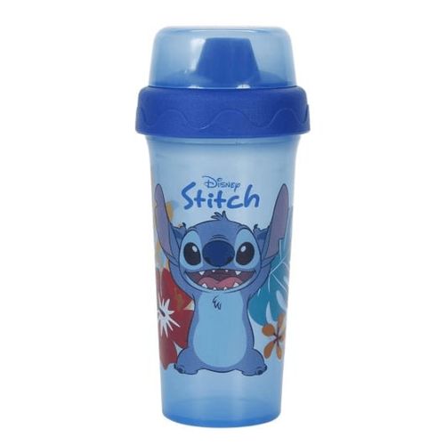 Copo Infantil BabyGo Stitch Com Tampa 340ml