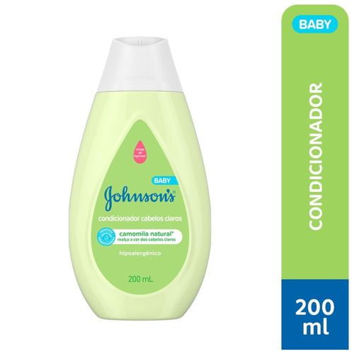 Condicionador Para Bebê Johnson's Baby Para Cabelos Claros, 200ml