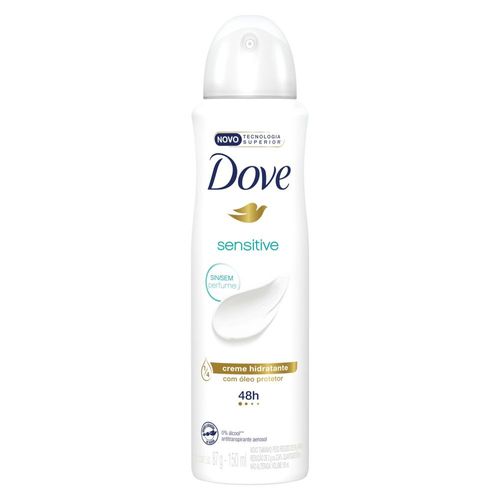 Desodorante Antitranspirante Aerosol Dove Sensitive 150ml