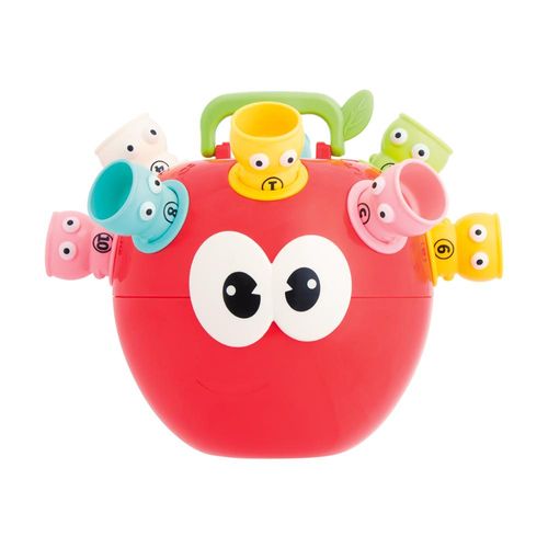 Maçã Conta Bichinhos Educativa Unissex Pimpolho Vermelha