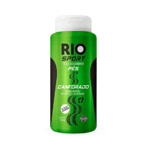 Talco Para Pés Rio Sport Canforado 100g