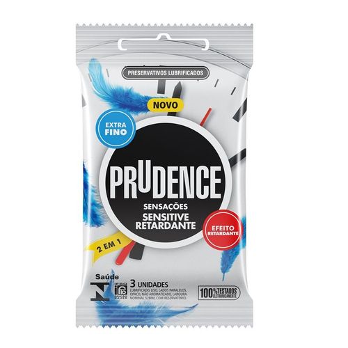 Preservativo Prudence Sensitive Retardante 3 Unidades