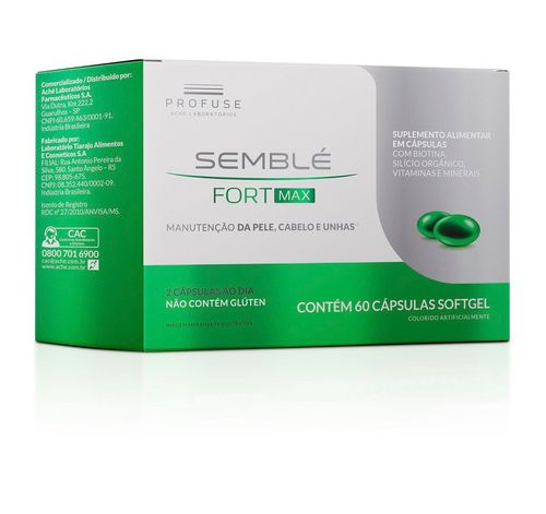 Semble Fort Max 60 Cápsulas