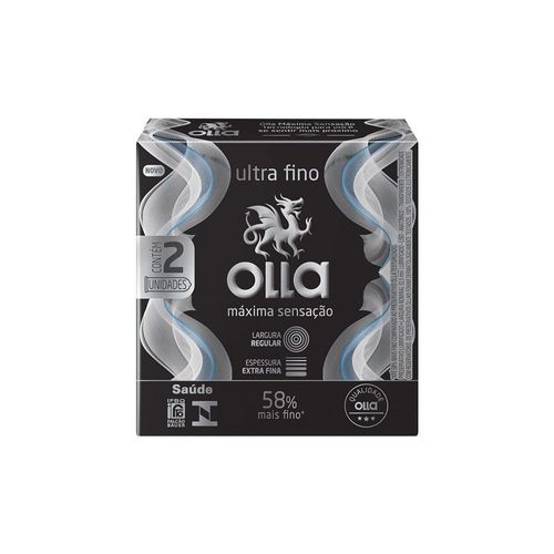 Preservativo Olla Máxima Sensação 2 Unidades