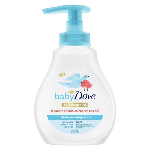 Sabonete Líquido Dove Baby Hidratação Enriquecida 200ml