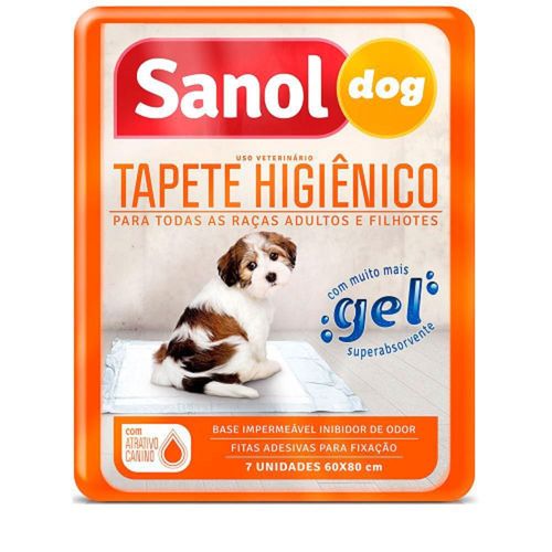Tapete Higiênico Sanol Dog 7 Unidades