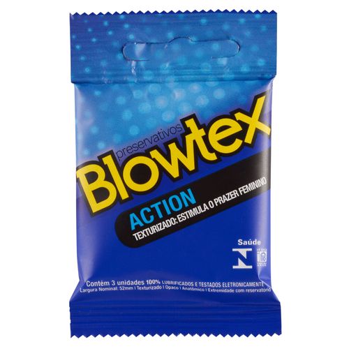 Preservativo Blowtex Action 3 Unidades