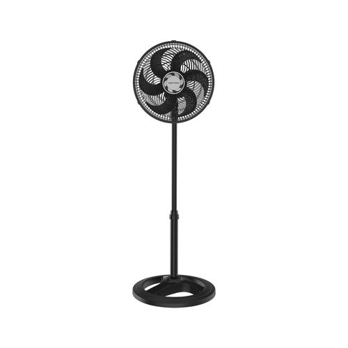 VENTILADOR VENTISOL DE COLUNA TURBO PRETO 6 PÁS 52W 30CM 127V 8235
